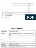 Sr. No Title Page No: 11 Input Design 30