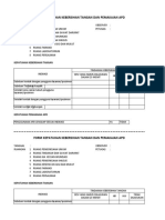 Form Bantu Check List Inm