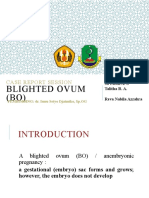 Case Report on Blighted Ovum (BO