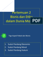 Bisnis dan Etika dalam Dunia Modern