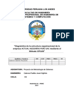 INFOME  DEL PROYECTO DE METODOLOGIA (1)