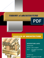 Essence of Architectural Theory
