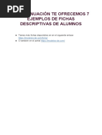 Ejemplos Ficha Descriptiva Alumno