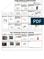 Pre Departure Checklist