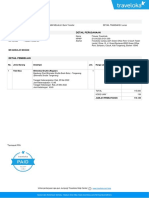 Receipt Tiket Bus Bhinneka Shuttle