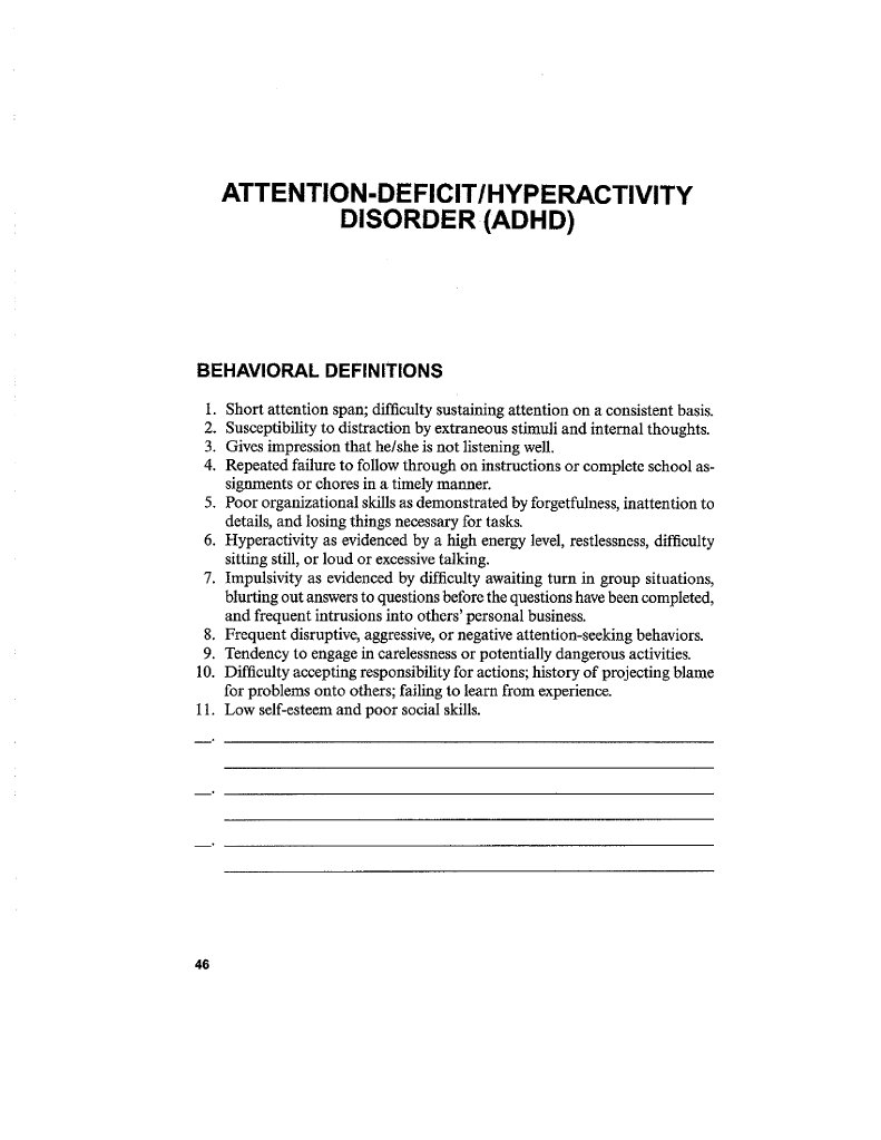 Attention Deficit Hyperactivity Disorder | PDF | Foreign Language Studies