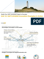 Unit 10: SAP S/4HANA Innovation Examples in Action