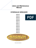 Operation and Maintenance Manual for Hydraulic Breakers