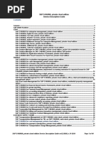 Sap S4hana Private Cloud Edition Service Description Guide English v11 2020