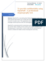 To Provide Confidentiality Using Openpuff: A Professional Steganography Tool