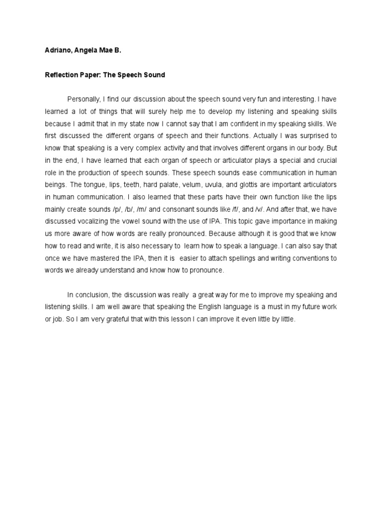 Enhancing Speech Sound Skills | PDF