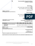 Tax Invoice/Bill of Supply/Cash Memo: (Triplicate For Supplier)