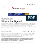 What Is Six Sigma - Definition, Methodology and Tools