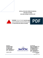 Installation and Operation Manual For Sea Tel Model Dac-2200 Antenna Control Unit