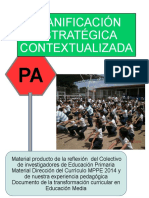 Planificación estratégica contextualizada