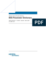 Nortel GSM BSS 13 Parameter Dictionary