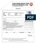 Student Result: Sgpa 9.33 Result Status Passed