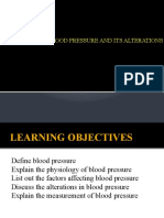 Vital Sign: Blood Pressure and Its Alterations
