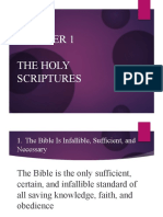 The Holy Scriptures: God's Perfect Revelation