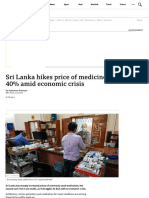 Sri Lanka Hikes Price of Medicines 40% Amid Economic Crisis - BBC News