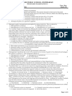 Class XII -  BS Preboard Paper 1- QP-Retest