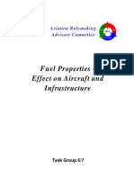 Fuel Properties - Effect On Aircraft and Infrastructure: Aviation Rulemaking Advisory Committee