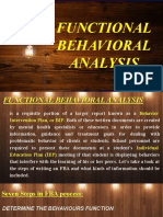 Functional Behavioral Analysis