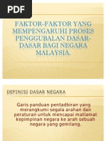 Penggubalan Dasar Negara