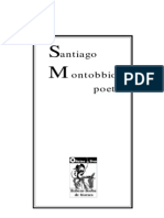 Santiago Montobbio, Poeta