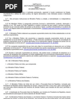 Constituicao Federal Das Funcoes Essenciais a Justica Arts 127 a 135