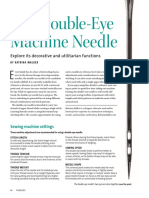 The Double-Eye Machine Needle: Explore Its Decorative and Utilitarian Functions