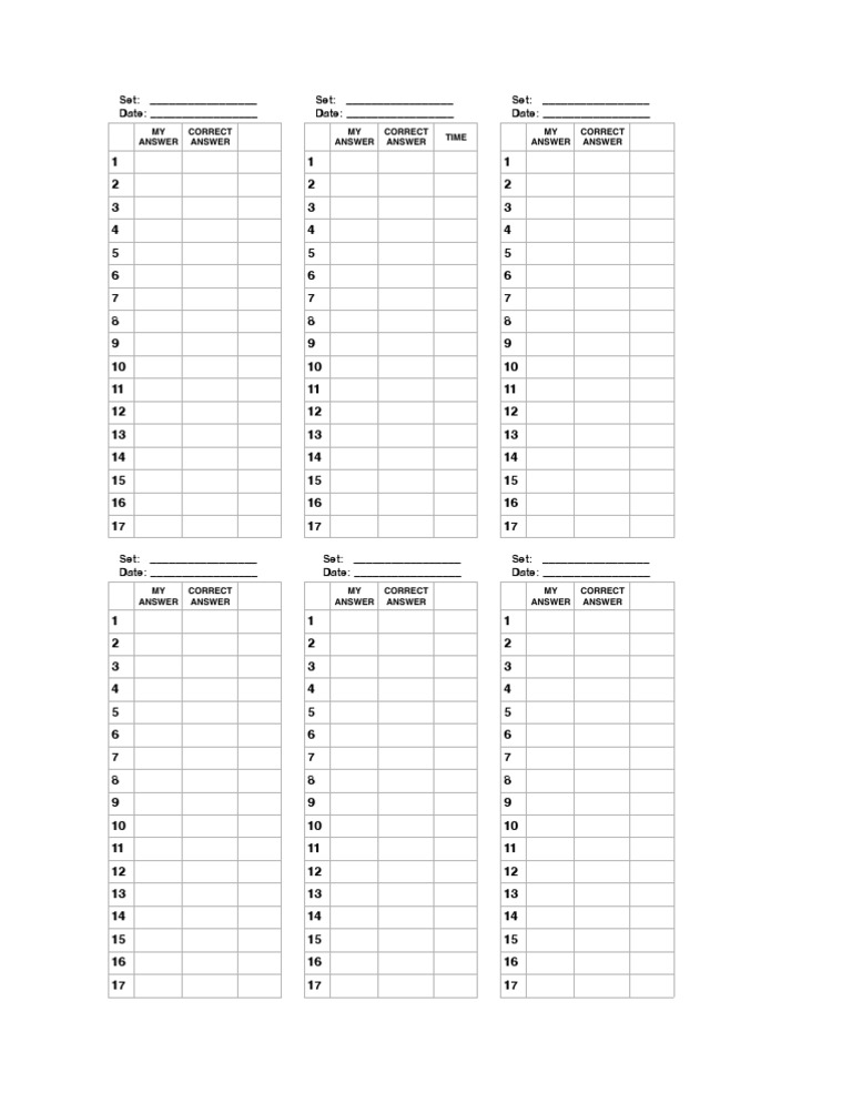 My Correct Answer Log | PDF