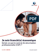 CSP Pour Licencies Economiques