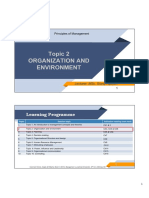 Topic 2 - Organization and Environment-2