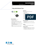 Cooper Bussmann SS 5F 1A BK Datasheet