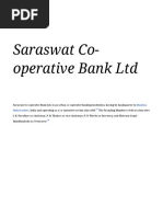 Saraswat Co-Operative Bank LTD - Wikipedia