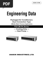 Packaged Air Conditioners Duct Connection Type: FD (Y) M-FA Series