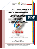 Manual Normas y Prosedimientos (2015)