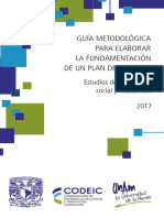CODEIC (2017) Guía Metodológica Para Elaborar La Fundamentación de Un Plan de Estudios, Estudios de Pertinencia Social Y Factibilidad