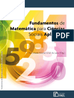 Livro - Fundamentos de Matematica para Ciencias Sociais Aplicadas