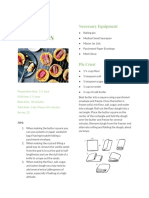 Rhubarb Hand Pies Recipe Card