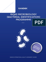 Riqas Microbiology (Bacterial Identification) Programme: JUL Y 202 2 JUL Y 202 2