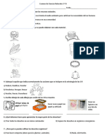 Examen de Ciencias Naturales 3 º B