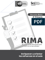 Examen Evaluacion RIMA 4- Primaria