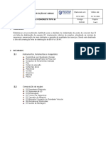 Procedimento de Execução Implantação de Poste