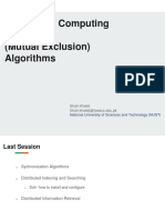 Lecture 16,17, 18 Mutual Exclusion Algorithms