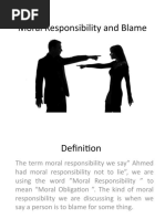 Moral Responsibility and Blame