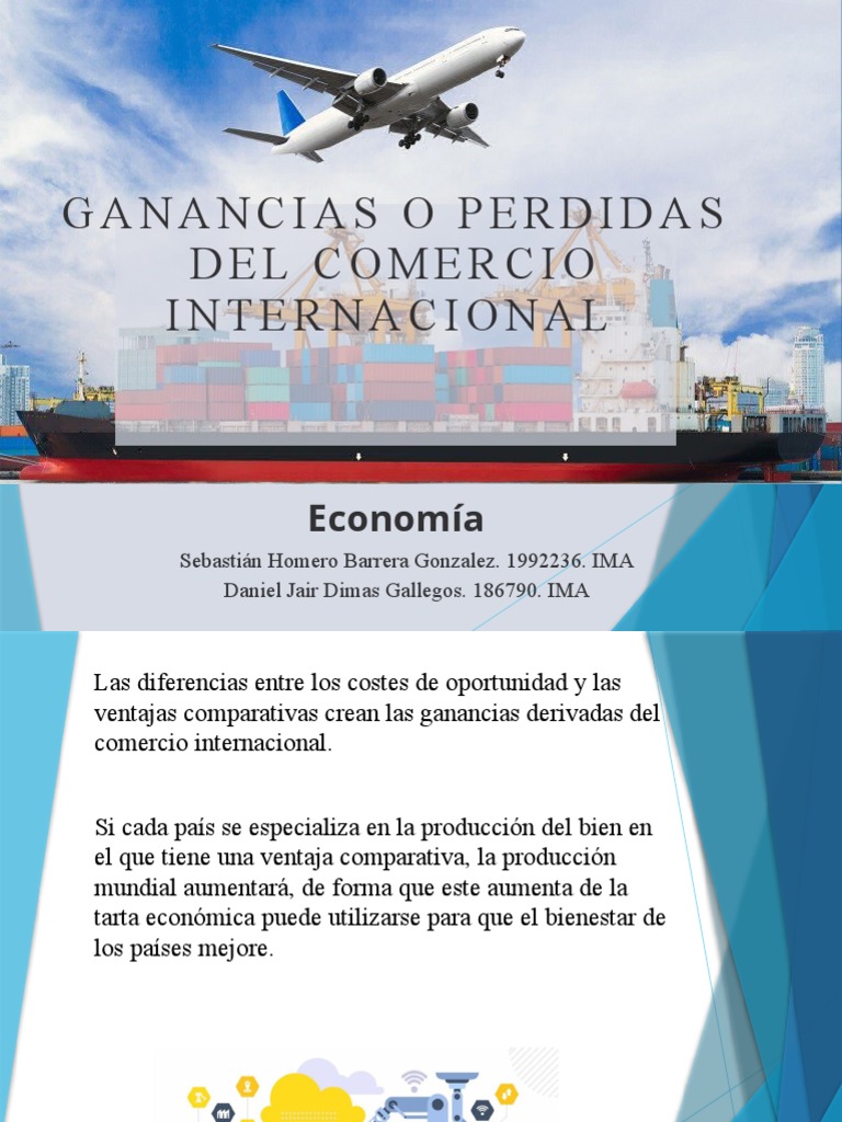 Ganancias o Perdidas Del Comercio Internacional | PDF | Ventaja ...