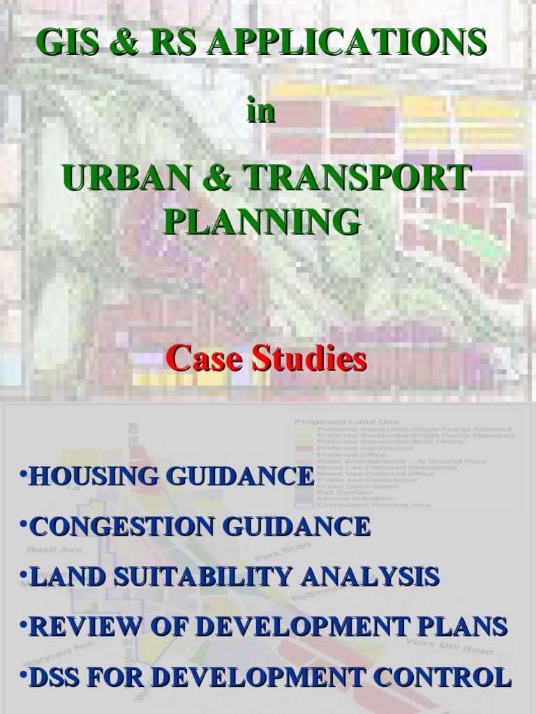 GIS Applications in Urban Planning | PDF | Geographic Information ...