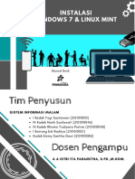 Instalasi Windows & Linux Manual Book Kelompok 4